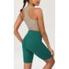 imageODODOS ODCLOUD Womens High Waist Lounge Yoga Shorts with Pockets 4quot6quot8quot10quot Buttery Soft Biker ShortsStorm Teal