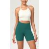 imageODODOS ODCLOUD Womens High Waist Lounge Yoga Shorts with Pockets 4quot6quot8quot10quot Buttery Soft Biker ShortsStorm Teal