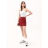 imageODODOS Womens Athletic Tennis Skorts with Pockets Builtin Shorts Golf Active Skirts for Sports Running Gym TrainingCarmine Red