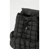 imageODODOS Quilted Backpack for Women Lightweight Puffer Hiker Pack Drawstring Padding Travel Gym Bag AvocadoBlack