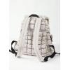 imageODODOS Quilted Backpack for Women Lightweight Puffer Hiker Pack Drawstring Padding Travel Gym Bag AvocadoLight Gray