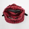 imageODODOS Quilted Backpack for Women Lightweight Puffer Hiker Pack Drawstring Padding Travel Gym Bag AvocadoTrue Red