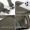 imageODODOS Unisex Mini Belt Bag with Adjustable Strap Small Fanny Pack for Workout Running Traveling Hiking IvoryDark Umber