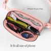 imageODODOS Unisex Mini Belt Bag with Adjustable Strap Small Fanny Pack for Workout Running Traveling Hiking IvoryLight Pink