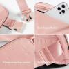 imageODODOS Unisex Mini Belt Bag with Adjustable Strap Small Fanny Pack for Workout Running Traveling Hiking IvoryLight Pink