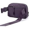 imageODODOS Unisex Mini Belt Bag with Adjustable Strap Small Fanny Pack for Workout Running Traveling Hiking IvoryNavy Cosmos