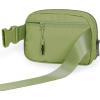 imageODODOS Unisex Mini Belt Bag with Adjustable Strap Small Fanny Pack for Workout Running Traveling Hiking IvoryOlive