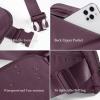 imageODODOS Unisex Mini Belt Bag with Adjustable Strap Small Fanny Pack for Workout Running Traveling Hiking IvoryPlum