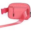 imageODODOS Unisex Mini Belt Bag with Adjustable Strap Small Fanny Pack for Workout Running Traveling Hiking IvoryRaspberry