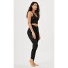 imageODODOS Womens Cross Waist Yoga Leggings with Inner Pocket 23quot25quot28quot Gathered Crossover Workout Yoga PantsBlack