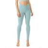 imageODODOS Womens Cross Waist Yoga Leggings with Inner Pocket 23quot25quot28quot Gathered Crossover Workout Yoga PantsChambray