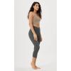 imageODODOS Womens Cross Waist Yoga Leggings with Inner Pocket 23quot25quot28quot Gathered Crossover Workout Yoga PantsCharcoal