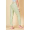 imageODODOS Womens Cross Waist Yoga Leggings with Inner Pocket 23quot25quot28quot Gathered Crossover Workout Yoga PantsChevron Lime
