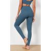 imageODODOS Womens Cross Waist Yoga Leggings with Inner Pocket 23quot25quot28quot Gathered Crossover Workout Yoga PantsInk Blue