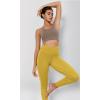 imageODODOS Womens Cross Waist Yoga Leggings with Inner Pocket 23quot25quot28quot Gathered Crossover Workout Yoga PantsMango Mint