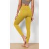 imageODODOS Womens Cross Waist Yoga Leggings with Inner Pocket 23quot25quot28quot Gathered Crossover Workout Yoga PantsMango Mint