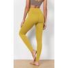 imageODODOS Womens Cross Waist Yoga Leggings with Inner Pocket 23quot25quot28quot Gathered Crossover Workout Yoga PantsMango Mint