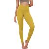 imageODODOS Womens Cross Waist Yoga Leggings with Inner Pocket 23quot25quot28quot Gathered Crossover Workout Yoga PantsMango Mint
