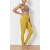 imageODODOS Womens Cross Waist Yoga Leggings with Inner Pocket 23quot25quot28quot Gathered Crossover Workout Yoga PantsMango Mint