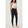 imageODODOS Womens Cross Waist Yoga Leggings with Inner Pocket 23quot25quot28quot Gathered Crossover Workout Yoga PantsTie Dye Smoke Ink