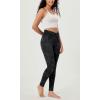 imageODODOS Womens Cross Waist Yoga Leggings with Inner Pocket 23quot25quot28quot Gathered Crossover Workout Yoga PantsTie Dye Smoke Ink