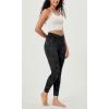 imageODODOS Womens Cross Waist Yoga Leggings with Inner Pocket 23quot25quot28quot Gathered Crossover Workout Yoga PantsTie Dye Smoke Ink