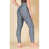 imageODODOS Womens Cross Waist Yoga Leggings with Inner Pocket 23quot25quot28quot Gathered Crossover Workout Yoga PantsWave Gray