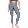 imageODODOS Womens Cross Waist Yoga Leggings with Inner Pocket 23quot25quot28quot Gathered Crossover Workout Yoga PantsWave Gray