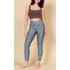 imageODODOS Womens Cross Waist Yoga Leggings with Inner Pocket 23quot25quot28quot Gathered Crossover Workout Yoga PantsWave Gray