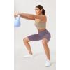 imageODODOS Womens Tummy Control Yoga Shorts 20 with Pockets High Waist Athletic Workout Shorts5quot  8quot  10quot InseamAsh Violet