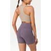 imageODODOS Womens Tummy Control Yoga Shorts 20 with Pockets High Waist Athletic Workout Shorts5quot  8quot  10quot InseamAsh Violet