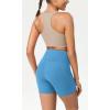 imageODODOS Womens Tummy Control Yoga Shorts 20 with Pockets High Waist Athletic Workout Shorts5quot  8quot  10quot InseamAzure