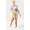 imageODODOS Womens Tummy Control Yoga Shorts 20 with Pockets High Waist Athletic Workout Shorts5quot  8quot  10quot InseamBeige