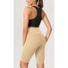 imageODODOS Womens Tummy Control Yoga Shorts 20 with Pockets High Waist Athletic Workout Shorts5quot  8quot  10quot InseamBeige
