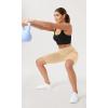 imageODODOS Womens Tummy Control Yoga Shorts 20 with Pockets High Waist Athletic Workout Shorts5quot  8quot  10quot InseamBeige