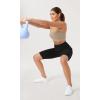 imageODODOS Womens Tummy Control Yoga Shorts 20 with Pockets High Waist Athletic Workout Shorts5quot  8quot  10quot InseamBlack