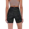 imageODODOS Womens Tummy Control Yoga Shorts 20 with Pockets High Waist Athletic Workout Shorts5quot  8quot  10quot InseamCamo Dark Gray