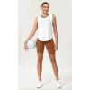 imageODODOS Womens Tummy Control Yoga Shorts 20 with Pockets High Waist Athletic Workout Shorts5quot  8quot  10quot InseamCaramel