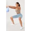 imageODODOS Womens Tummy Control Yoga Shorts 20 with Pockets High Waist Athletic Workout Shorts5quot  8quot  10quot InseamChambray