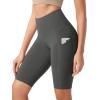 imageODODOS Womens Tummy Control Yoga Shorts 20 with Pockets High Waist Athletic Workout Shorts5quot  8quot  10quot InseamCharcoal