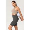 imageODODOS Womens Tummy Control Yoga Shorts 20 with Pockets High Waist Athletic Workout Shorts5quot  8quot  10quot InseamCharcoal