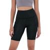 imageODODOS Womens Tummy Control Yoga Shorts 20 with Pockets High Waist Athletic Workout Shorts5quot  8quot  10quot InseamCharcoal Leopard