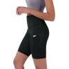 imageODODOS Womens Tummy Control Yoga Shorts 20 with Pockets High Waist Athletic Workout Shorts5quot  8quot  10quot InseamCharcoal Leopard