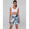 imageODODOS Womens Tummy Control Yoga Shorts 20 with Pockets High Waist Athletic Workout Shorts5quot  8quot  10quot InseamCrosstalk Navy
