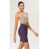 imageODODOS Womens Tummy Control Yoga Shorts 20 with Pockets High Waist Athletic Workout Shorts5quot  8quot  10quot InseamDark Purple