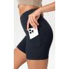 imageODODOS Womens Tummy Control Yoga Shorts 20 with Pockets High Waist Athletic Workout Shorts5quot  8quot  10quot InseamDeep Navy