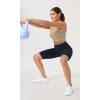 imageODODOS Womens Tummy Control Yoga Shorts 20 with Pockets High Waist Athletic Workout Shorts5quot  8quot  10quot InseamDeep Navy
