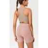 imageODODOS Womens Tummy Control Yoga Shorts 20 with Pockets High Waist Athletic Workout Shorts5quot  8quot  10quot InseamDusty Pink