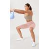 imageODODOS Womens Tummy Control Yoga Shorts 20 with Pockets High Waist Athletic Workout Shorts5quot  8quot  10quot InseamDusty Pink