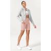 imageODODOS Womens Tummy Control Yoga Shorts 20 with Pockets High Waist Athletic Workout Shorts5quot  8quot  10quot InseamDusty Pink